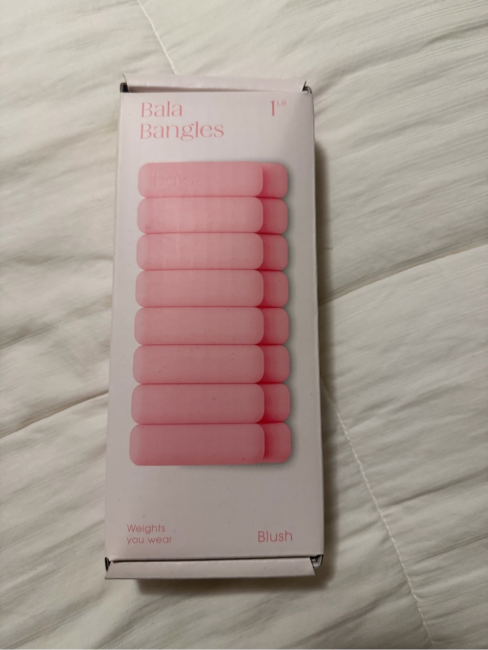 Bala Blush Pink Bangles Wrist Weights by Bala
